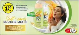 Kruidvat Fa deodorant en douche aanbieding