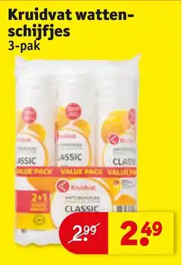 Kruidvat Kruidvat watten-schijfjes aanbieding