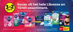 Kruidvat Keuze uit het hele Libresse en TENA assortiment aanbieding