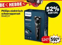 Kruidvat Philips elektrisch scheerapparaat aanbieding