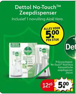 Kruidvat Dettol No-Touch Zeepdispenser aanbieding