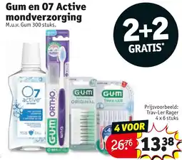 Kruidvat Gum en 07 Active mondverzorging aanbieding