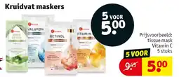 Kruidvat Kruidvat maskers aanbieding