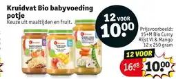 Kruidvat Kruidvat Bio babyvoeding potje aanbieding