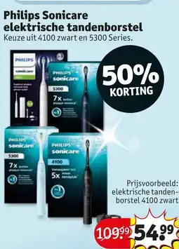 Kruidvat Philips Sonicare elektrische tandenborstel aanbieding