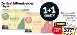 Kruidvat Zwitsal billendoekjes aanbieding