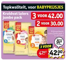 Kruidvat Kruidvat luiers jumbo pack aanbieding