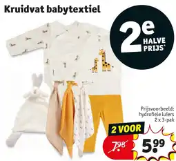 Kruidvat Kruidvat babytextiel aanbieding