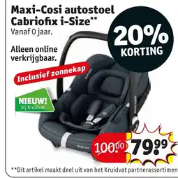 Kruidvat Maxi-Cosi autostoel Cabriofix i-Size aanbieding