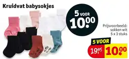 Kruidvat Kruidvat babysokjes aanbieding