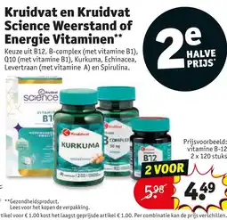 Kruidvat Kruidvat Science Weerstand of Energie Vitamines aanbieding