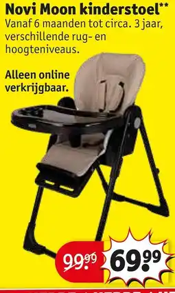 Kruidvat Novi Moon kinderstoel aanbieding