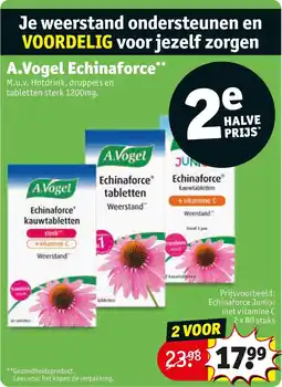 Kruidvat A.Vogel Echinaforce aanbieding