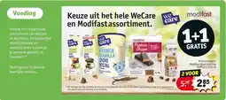 Kruidvat WeCare en Modifast maaltijdshakes en maaltijdrepen aanbieding