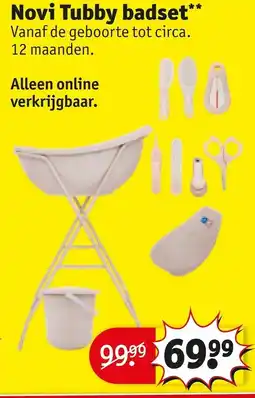 Kruidvat Novi Tubby badset aanbieding