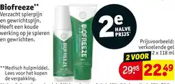 Kruidvat Biofreeze aanbieding