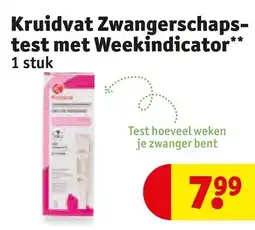 Kruidvat Kruidvat Zwangerschaps-test met Weekindicator aanbieding
