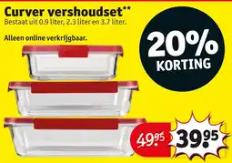 Kruidvat Curver verschoudset aanbieding