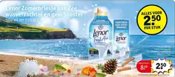 Kruidvat Lenor Zomerbriesje aan Zee wasverzachter en geurbooster aanbieding
