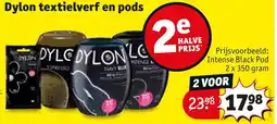 Kruidvat Dylon textielverf en pods aanbieding
