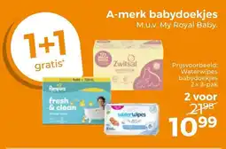 Trekpleister A-Merk Babydoekjes aanbieding