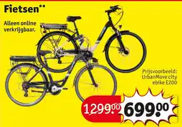 Kruidvat UrbanMove city ebike aanbieding
