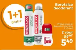 Trekpleister Borotalco Deodorant aanbieding