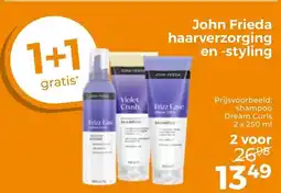 Trekpleister John Frieda Haarverzorging en Styling aanbieding
