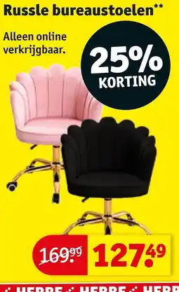 Kruidvat Russle bureaustoelen aanbieding