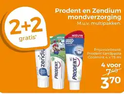 Trekpleister Prodent en Zendium Mondverzorging aanbieding