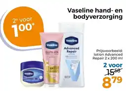 Trekpleister Vaseline hand- en bodyverzorging aanbieding