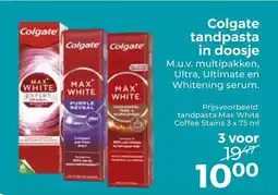 Trekpleister Colgate Tandpasta in Doosje aanbieding