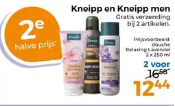 Trekpleister Kneipp en Kneipp men aanbieding