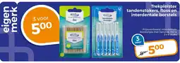 Trekpleister Trekpleister Tandenstokers, Floss en Interdentale Borstels aanbieding