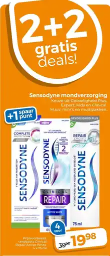 Trekpleister Sensodyne tandpasta aanbieding