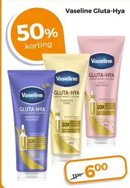 Trekpleister Vaseline Gluta-Hya aanbieding