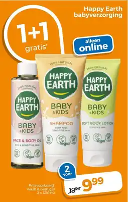Trekpleister Happy Earth Babyverzorging aanbieding