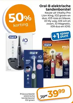 Trekpleister Oral-B Elektrische Tandenborstel aanbieding