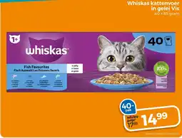 Trekpleister Whiskas Fish Favourites aanbieding