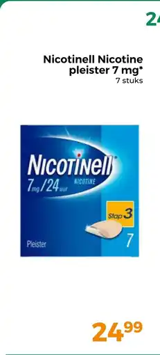 Trekpleister Nicotinell nicotine pleister 7 mg aanbieding