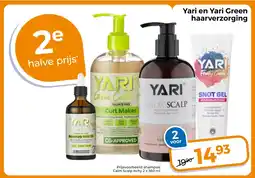 Trekpleister Yari en Yari Green Haarverzorging aanbieding