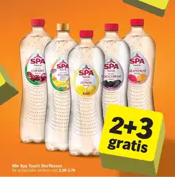 Albert Heijn Alle Spa Touch literflessen aanbieding