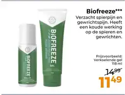 Trekpleister Biofreeze aanbieding