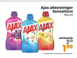 Trekpleister Ajax allesreiniger Sensations aanbieding