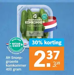 Albert Heijn AH Snoep-groente komkommer aanbieding