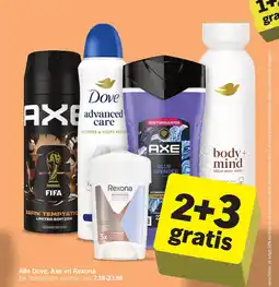 Albert Heijn Alle Dove, Axe en Rexona aanbieding