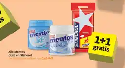 Albert Heijn Alle Mentos Gum en Stimorol aanbieding