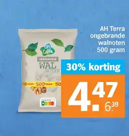 Albert Heijn AH Terra ongebrande walnoten aanbieding