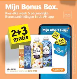 Albert Heijn Alle Lenor aanbieding