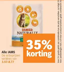 Albert Heijn Alle IAMS aanbieding